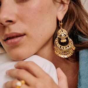 NWT Sezane Esmee Earrings New in bag